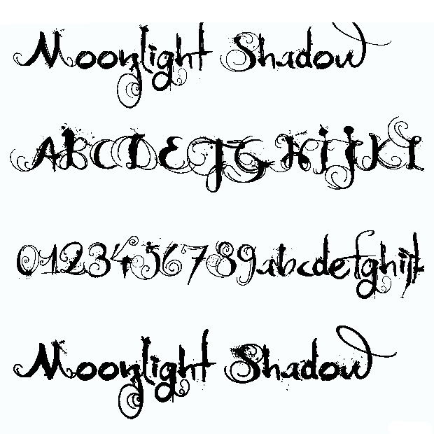 moonlight字体